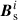 Mathematical equation: $ \boldsymbol{B}^{i}_{\mathrm{s}} $