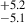 Mathematical equation: $ ^{+5.2}_{-5.1} $