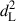 Mathematical equation: $ d_{\mathrm{L}}^{2} $