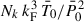 Mathematical equation: $ N_k\, k_{\mathrm{F}}^3\, \bar T_0/\bar P_0^2 $