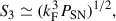 Mathematical equation: $$ \begin{aligned} S_3 \simeq (k_{\rm F}^3P_{\rm SN})^{1/2}, \end{aligned} $$