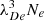 Mathematical equation: $ \lambda_{De}^{3}N_{e} $
