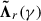 Mathematical equation: $ \boldsymbol{\tilde \Lambda}_r(\gamma) $
