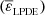 Mathematical equation: $ (\overline\varepsilon_{_{\mathrm{LPDE}}}) $