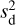 Mathematical equation: $\[s_{\mathrm{d}}^{2}\]$