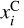Mathematical equation: $\[x_{i}^{\mathrm{C}}\]$
