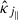 Mathematical equation: $ \hat{\kappa}_{j_{\parallel}} $
