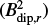 Mathematical equation: $\left( {B_{{\rm{dip}},r}^2} \right)$