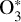 Mathematical equation: $\[\mathrm{O}_3^*\]$