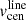 Mathematical equation: $ v_\mathrm{{cen}}^\mathrm{{line}} $