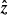 Mathematical equation: $ \boldsymbol{\hat{z}} $