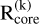Mathematical equation: $\[\mathrm{R}_{\text {core}}^{(\mathrm{k})}\]$