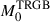 Mathematical equation: $ M^{\mathrm{TRGB}}_{0} $