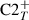 Mathematical equation: $ \mathrm{C2}_{T}^{+} $
