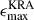 Mathematical equation: $ \epsilon^\mathrm{{KRA}}_\mathrm{{max}} $