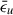 Mathematical equation: $ {\bar \epsilon}_u $
