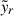 Mathematical equation: $ {\tilde y}_r $