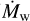 Mathematical equation: $\[\dot{M}_{\mathrm{w}}\]$