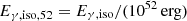 Mathematical equation: $ E_{\gamma, \rm iso, 52} = E_{\gamma,\rm iso}/(10^{52}\,\mathrm{erg}) $