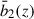 Mathematical equation: $ \bar{b}_2(z) $