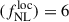 Mathematical equation: $ (f_{\mathrm{NL}}^{\mathrm{loc}}) = 6 $