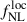 Mathematical equation: $ f_{\mathrm{NL}}^{\mathrm{loc}} $