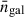 Mathematical equation: $ \bar{n}_{\mathrm{gal}} $
