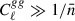 Mathematical equation: $ C_\ell^{gg} \gg 1/\bar{n} $