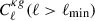 Mathematical equation: $ C_{\ell}^{\kappa g}(\ell > \ell_{\mathrm{min}}) $