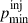 Mathematical equation: $ p_{\mathrm{min}}^{\mathrm{inj}} $
