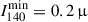 Mathematical equation: $ I_{140}^{\mathrm{min}} = 0.2\,{\upmu} $