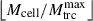 Mathematical equation: $ \left\lfloor M_{\mathrm{cell}}/M_{\mathrm{trc}}^{\mathrm{max}} \right\rfloor $
