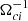 Mathematical equation: $ \Omega_{ci}^{-1} $