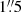 Mathematical equation: $ 1{{\overset{\prime\prime}{.}}}5 $