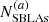 Mathematical equation: $ N_\mathrm{{SBLAs}}^{(a)} $