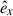 Mathematical equation: $ \hat e_x $
