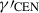Mathematical equation: $ {\gamma{\prime}_{\rm{CEN}}} $
