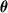 Mathematical equation: $ {\boldsymbol \theta} $
