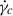 Mathematical equation: $ \dot\gamma_c $