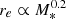 Mathematical equation: $ r_e \propto M_{\ast}^{0.2} $