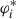 Mathematical equation: $ {\varphi_{i}^{*}} $