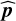 Mathematical equation: ${\hat p}$