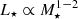 Mathematical equation: $ L_{\star} \propto M_{\star}^{1-2} $