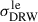 Mathematical equation: $ \sigma_{\mathrm{DRW}}^{\mathrm{le}} $