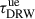 Mathematical equation: $ \tau_{\mathrm{DRW}}^{\mathrm{ue}} $