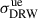 Mathematical equation: $ \sigma_{\mathrm{DRW}}^{\mathrm{ue}} $