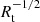 Mathematical equation: $ R_{\mathrm{t}}^{-1/2} $