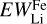Mathematical equation: $EW_{{\rm{Li}}}^{{\rm{Fe}}}$