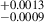Mathematical equation: $ ^{+0.0013}_{-0.0009} $
