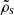 Mathematical equation: $ \tilde{\rho}_{\mathrm{s}} $